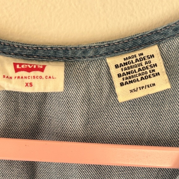 Levi's Classic Blue Mini Dress - Picture 7 of 11
